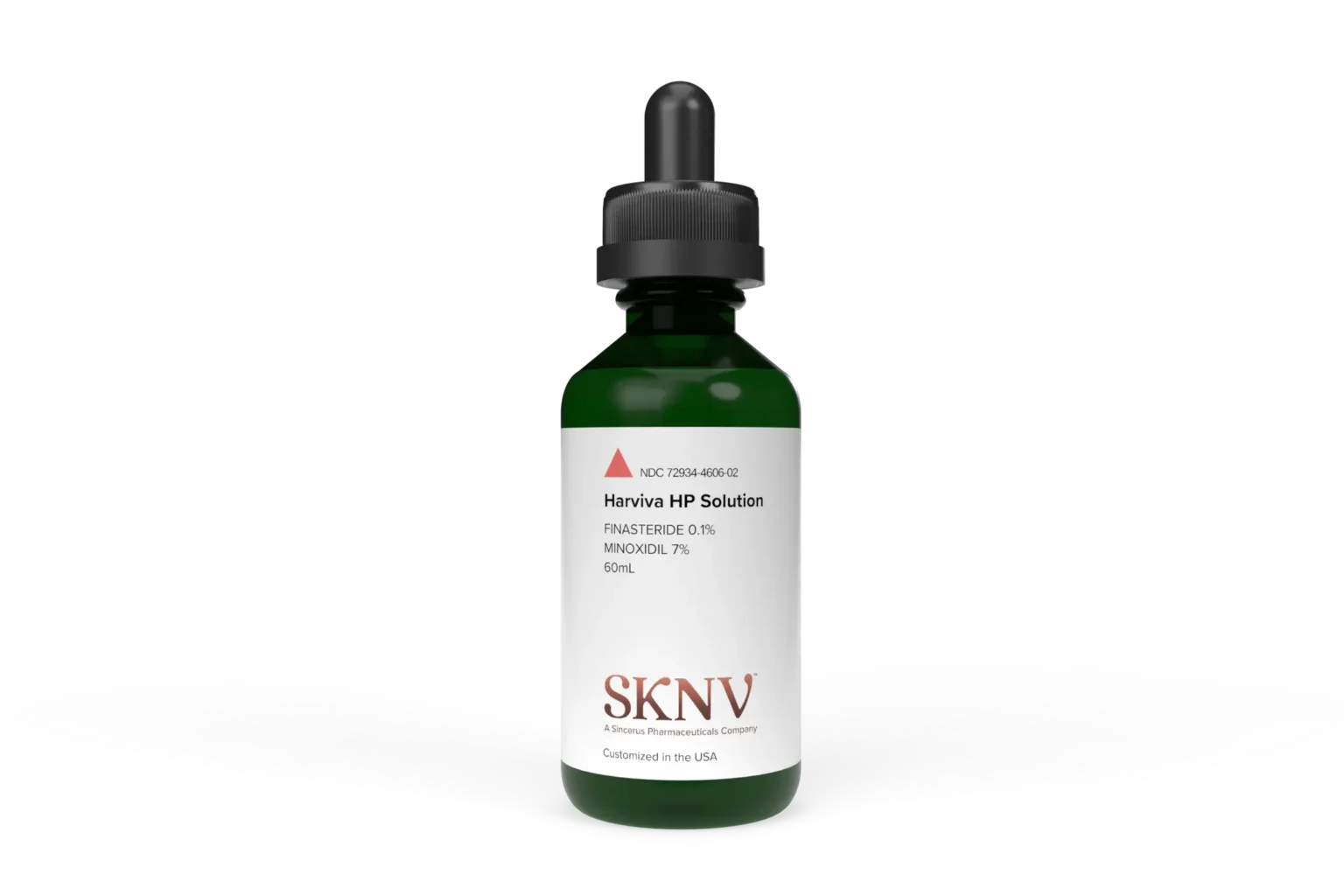 Harviva HP Solution – Finasteride 0.1% Minoxidil 7% 60mL compounded hair loss treatment by SKNV